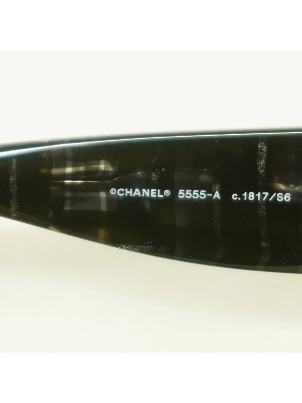 Chanel Sunglasses Acetate Black Silver Eyewear